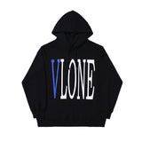 Vlone Hoodie Men'S Fall Winter Hooded Casual And Comfortable Sweater