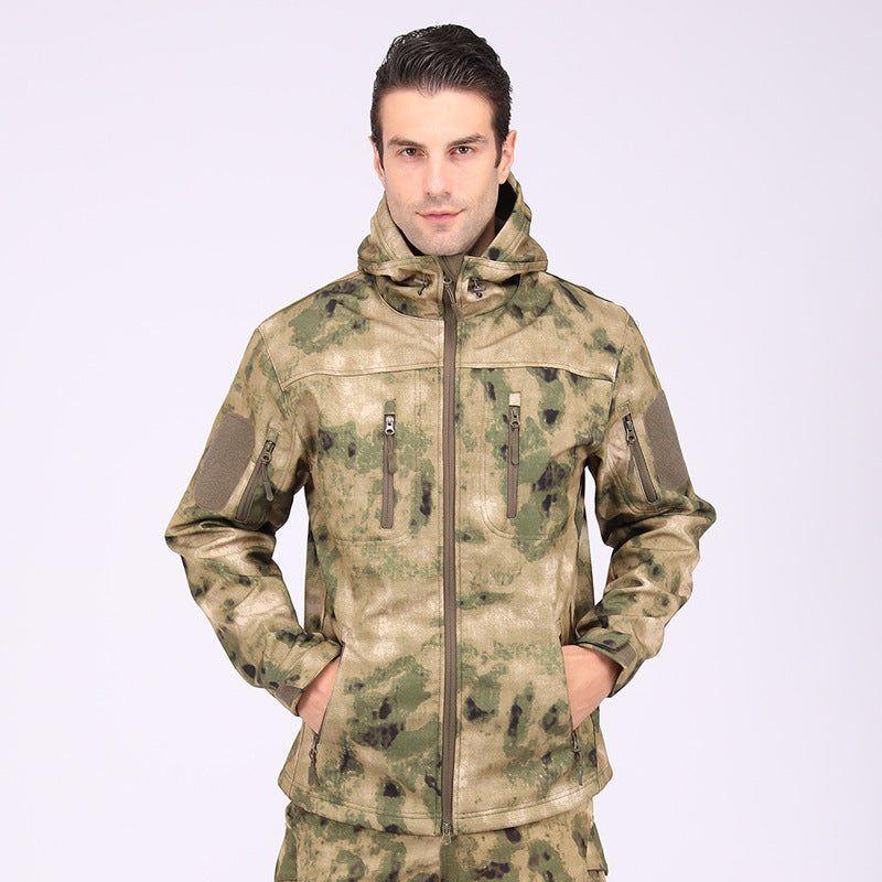 Camofire Jacket Outdoor Sportswear Men's Solid Color