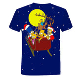 The Simpsons T Shirts 3d Digital Printed Round Neck