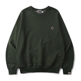 Bathing Ape Sweatshirts Men's and Women's Autumn and Winter round Neck Pullover Embroidery Sweater