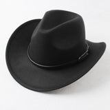 Beth Dutton Hat Autumn and Winter Woolen Men's Top Hat Belt