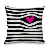 Valentine's Day Pillow Covers 4 Piece Random Styles Together, Car Sofa Cushion Pink Love Pillow