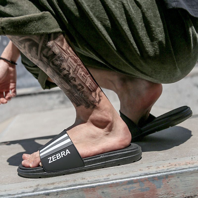 Men's Slides Non Slip Shoes Indoor Outdoor Slippers Men's Summer Indoor