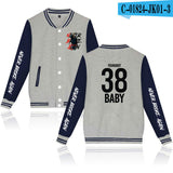 Never Broke Again Hoodie Casual Men'S And Women'S Long Sleeves Baseball Uniform