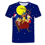 The Simpsons T Shirts 3d Digital Printed Round Neck