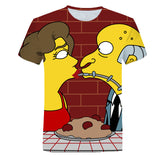 The Simpsons T Shirts Digital Printing Cartoon Anime