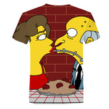 The Simpsons T Shirts Digital Printing Cartoon Anime