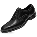 Men's Dress Shoes Classic Leather Oxfords Casual Cushioned Loafer Business Formal Wear Leather Shoes Men's Leather