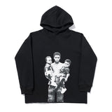Vlone Hoodie Men'S Personality Flow Figure Hooded Sweater Jacket
