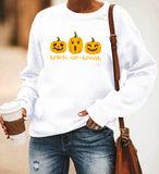 Halloween Costumes Printing Long Sleeve Crew Neck Sweater Women