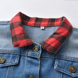Children Jean Jackets Autumn and Winter Jacket Denim Jacket