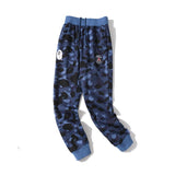 Bathing Ape Pant Personality Fashion Street Trendy Men's Clothing Cotton Leisure Tappered Trousers Sweatpants