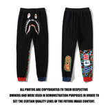 Bathing Ape Pant Contrast Color Trousers Sweatpants Men and Women Youth Fashion Pants