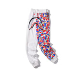 Bathing Ape Pant Shark Head Two Colors Camouflage Casual Trousers Men and Women Couple Print Sweatpants