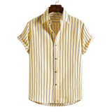 Camp Collar Shirt Beach Shirt Short Sleeve