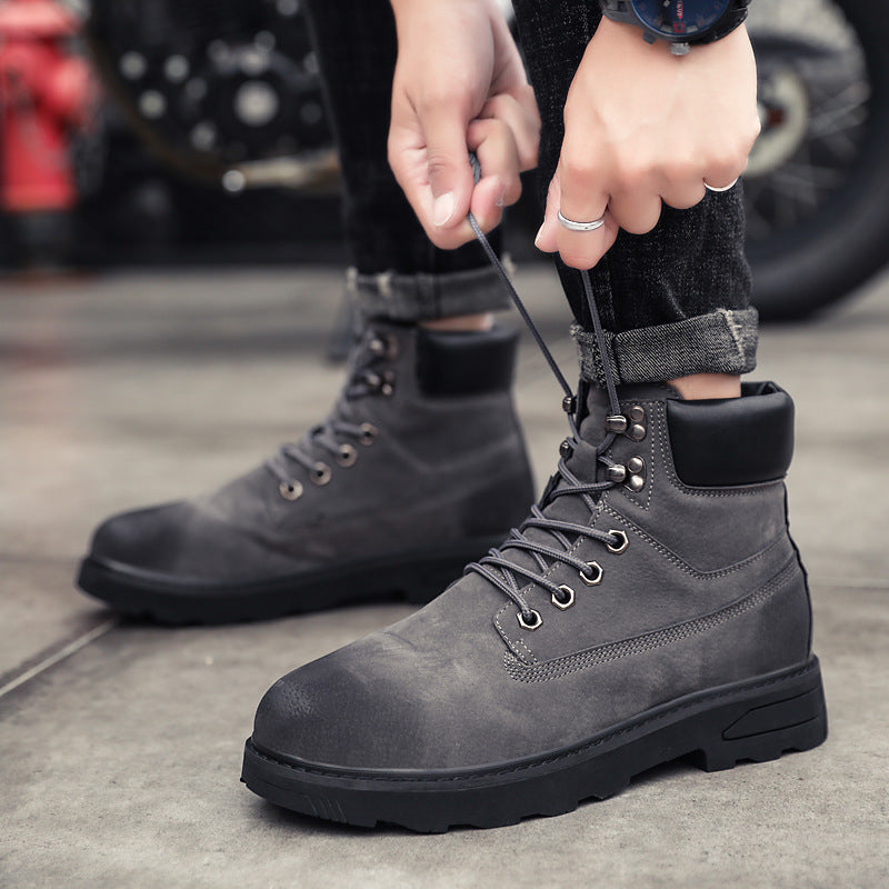 Men's Boots Work Boot Men Casual Hiking Boots Winter Men's Dr. Martens Boots Daily Men's Shoes