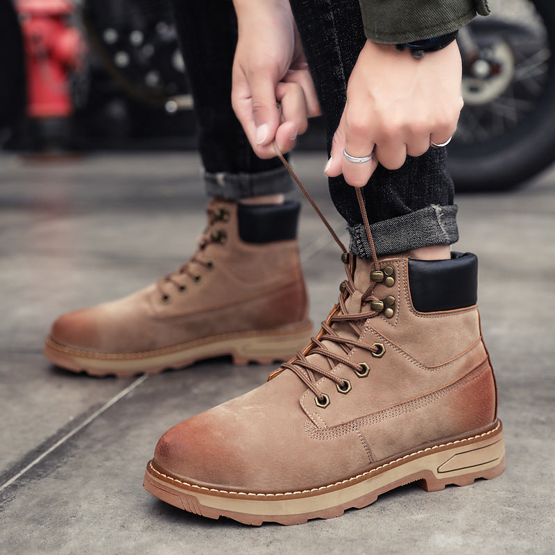 Men's Boots Work Boot Men Casual Hiking Boots Winter Men's Dr. Martens Boots Daily Men's Shoes