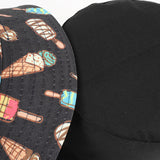 Bucket Hat Fishing Cap Cotton Print Fisherman Hat Bucket Hat Female Print Casual