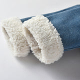 Children Jean Jackets Children's Imitation Lamb Wool Lining Warm Denim Jacket