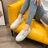 Platform Heels for Women Spring and Autumn Height Increasing White Shoes
