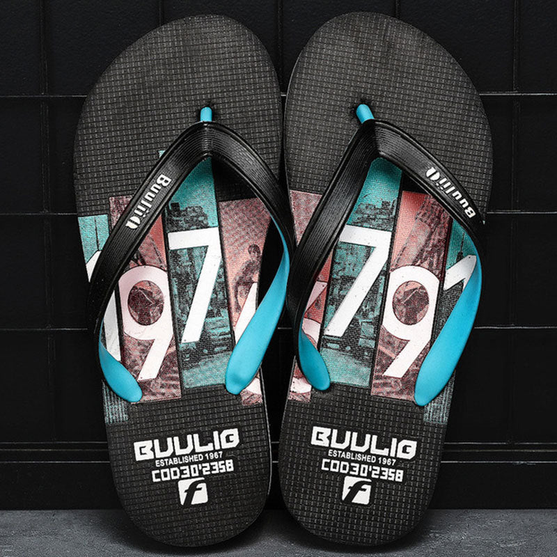 Men Slippers Non Slip Shoes Indoor Outdoor Slippers Thin Bottom Fashion Comfortable Men's Slippers