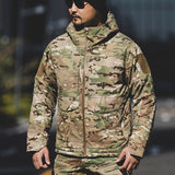 Camofire Jacket Cotton-Padded Jacket Men's Outdoor Winter Camouflage Windcheater