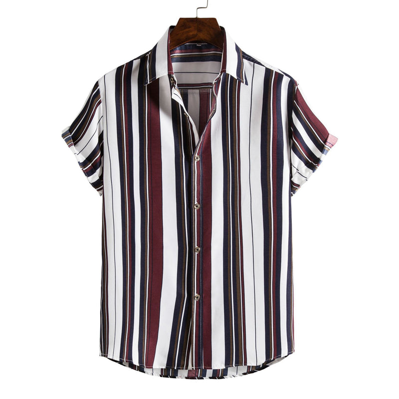 Camp Collar Shirt Beach Shirt Short Sleeve