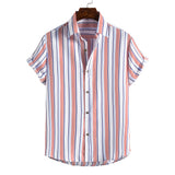 Camp Collar Shirt Beach Shirt Short Sleeve