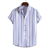 Camp Collar Shirt Beach Shirt Short Sleeve