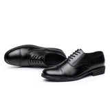 Men's Dress Shoes Classic Leather Oxfords Casual Cushioned Loafer Men's Formal Wear Business Casual Shoes