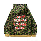 Bathing Ape Hoodie Autumn and Winter Men's and Women's Casual Camouflage Hooded Sweater Pullover Coat