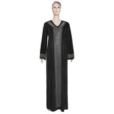 African Women's Wear Muslim Flare Sleeve Robe Dress African Dashiki Ankara Styles Dress