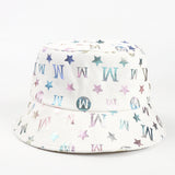Bucket Hat Fishing Cap Cotton Print Fisherman Hat Female Print