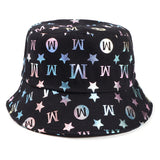Bucket Hat Fishing Cap Cotton Print Fisherman Hat Female Print