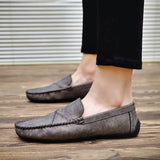 Men's Loafers Relaxedfit Slipon Loafer Men Shoes Fall Men's Casual Leather Shoes Breathable