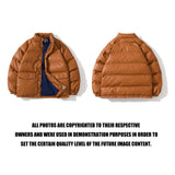 Bathing Ape Coat Autumn and Winter Takuya Kimura Same Style Classic Brown Leather Thickened Cotton-Padded Coat Clothing