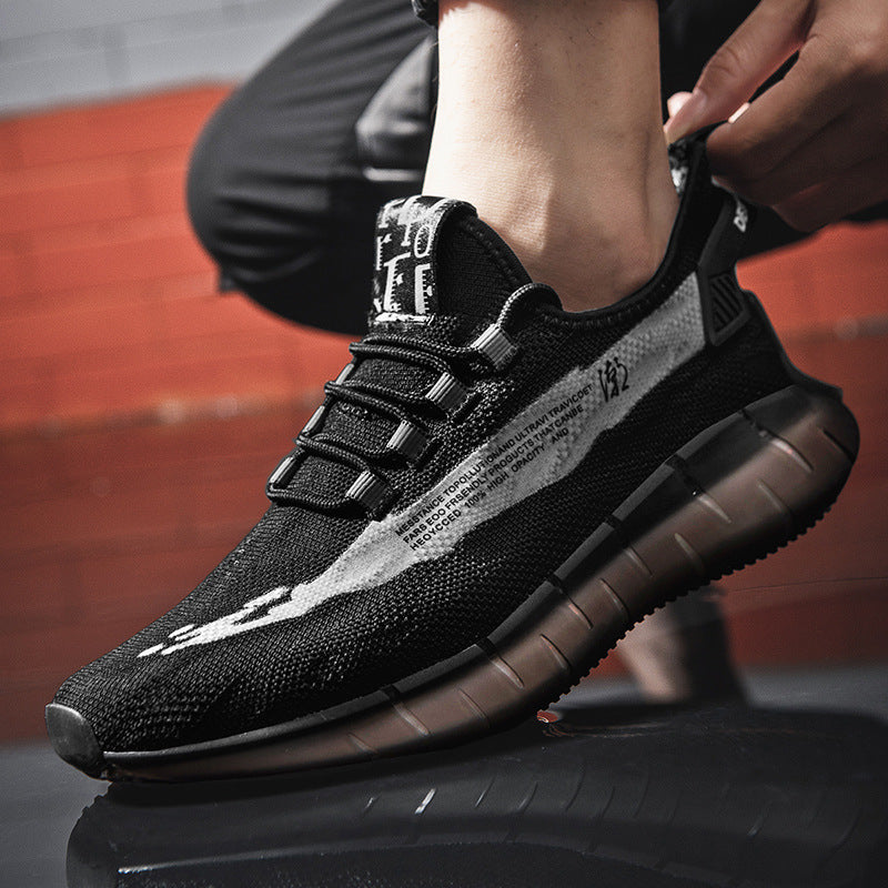 Men Sneakers Men Walking Shoes for Jogging Breathable Lightweight Shoes Fall Men's Breathable Shoes Flyknit Running Shoes