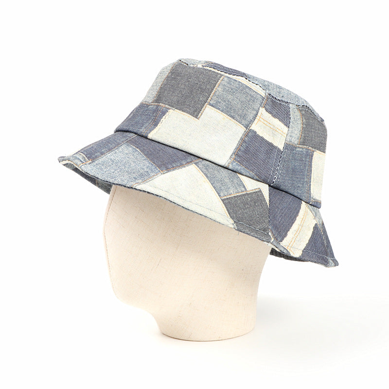 Bucket Hat Fishing Cap Cotton Print Fisherman Hat Bucket Hat Female Outdoor Leisure