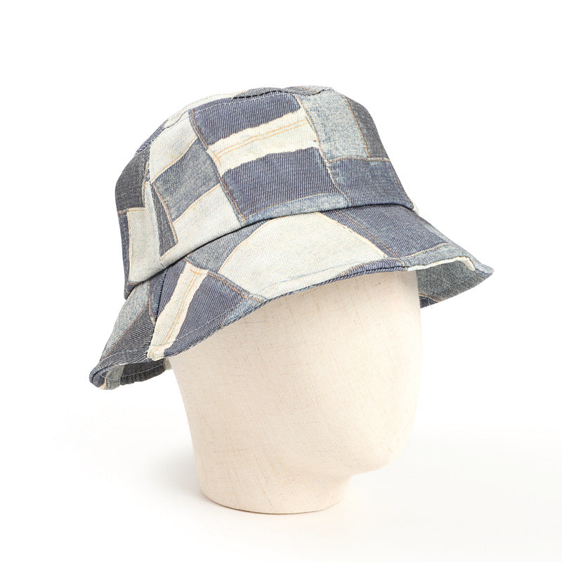 Bucket Hat Fishing Cap Cotton Print Fisherman Hat Bucket Hat Female Outdoor Leisure
