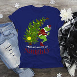 Men and Women Grinch Shirt Christmas Short Sleeve