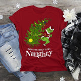 Men and Women Grinch Shirt Christmas Short Sleeve
