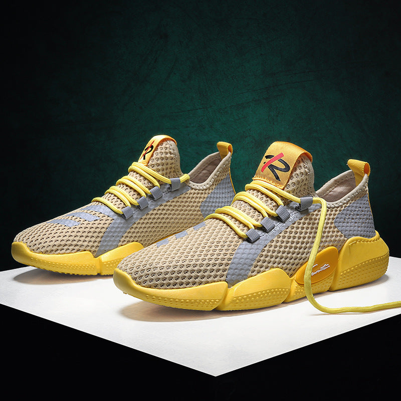 Men Sneakers Men Walking Shoes for Jogging Breathable Lightweight Shoes Breathable Running Shoes Mesh Casual Sports Light