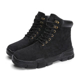 Men's Boots Work Boot Men Casual Hiking Boots Dr. Martens Boots Men's Boots Autumn and Winter Vintage Leather Boots
