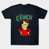 Men and Women Grinch Shirt Christmas Loose plus Size T-shirt