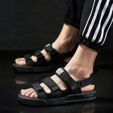 Men Sandals Indoor and Outdoor Beach Sandals Sport Flip Flops Comfort Casual Sandal Spring/Summer Men's Casual Beach Shoes Trendy Unique