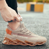 Men Sneakers Men Walking Shoes For Jogging Breathable Lightweight Shoes Autumn Leisure Running Shoes