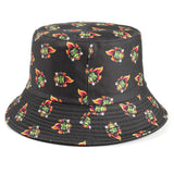 Bucket Hat Fishing Cap Cotton Print Fisherman Hat Hip Hop Bucket Hat Men and Women Fashion