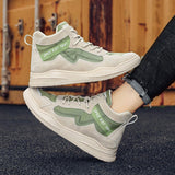 Men Sneakers Men Walking Shoes for Jogging Breathable Lightweight Shoes High Top Retro Sports Personal Leisure