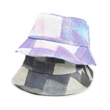 Bucket Hat Fishing Cap Cotton Print Fisherman Hat Bucket Hat Female Outdoor Leisure