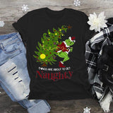 Men and Women Grinch Shirt Christmas Short Sleeve